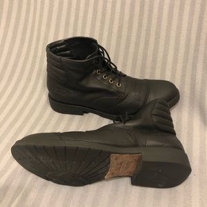 Clark’s Norton leather combat style dress boot